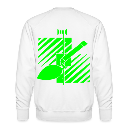 Unisex Premium Pullover "Fliesenleger" neongrün Männer Premium Pullover
