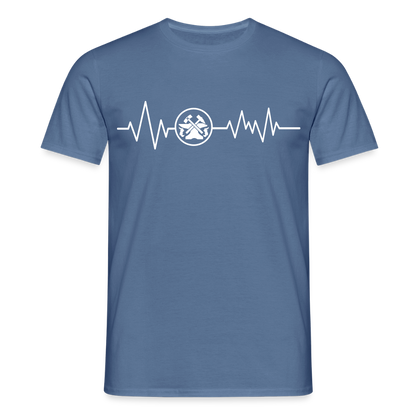 Unisex T-Shirt "Metallbauer" Taubenblau Männer T-Shirt