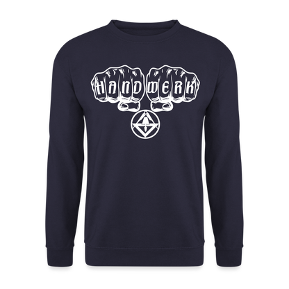 Unisex Pullover "Stuckateur" Navy Unisex Pullover