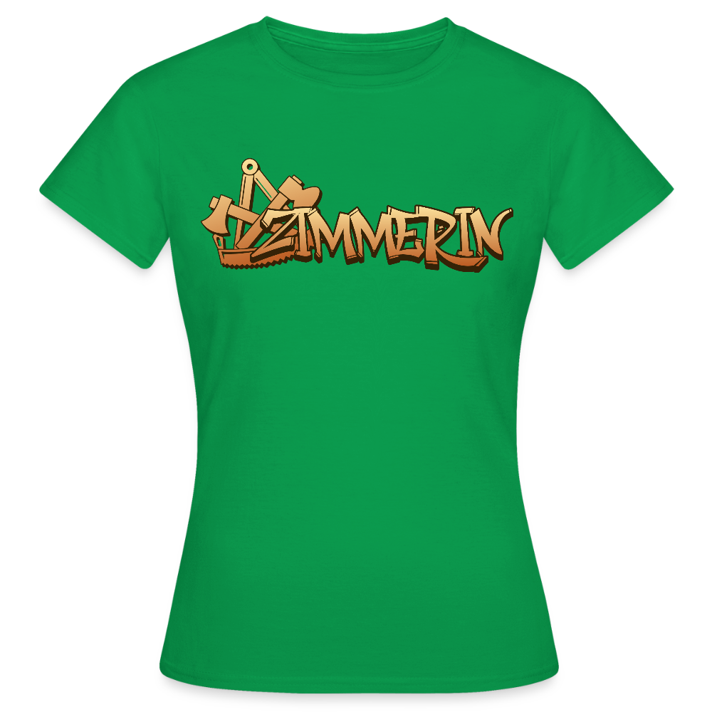 Frauen T-Shirt "Zimmerin" Kelly Green Frauen T-Shirt
