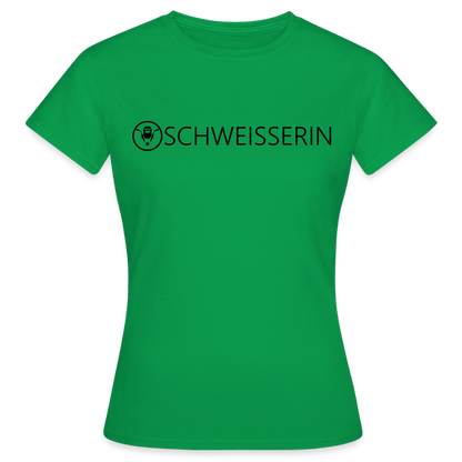 Frauen T-Shirt "Schweisserin" Kelly Green Frauen T-Shirt