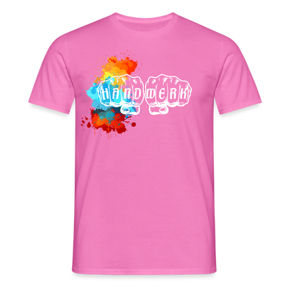 Unisex T-Shirt "Splash" Pink Männer T-Shirt