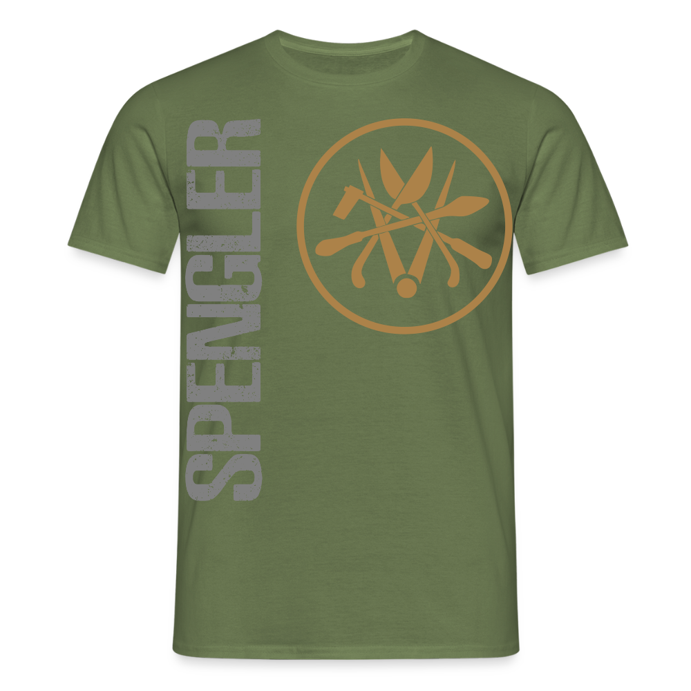 Unisex T-Shirt "Spengler" Militärgrün Männer T-Shirt