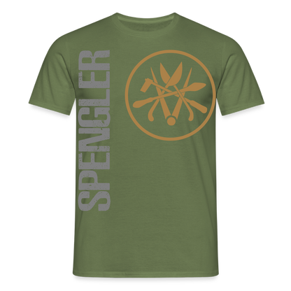 Unisex T-Shirt "Spengler" Militärgrün Männer T-Shirt