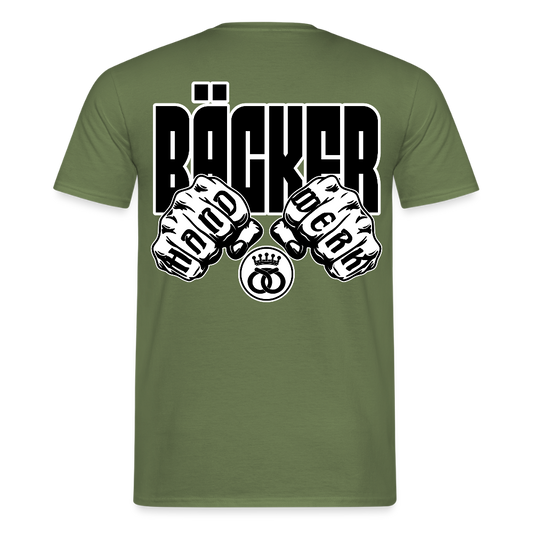 Unisex T-Shirt "Bäcker" Militärgrün Männer T-Shirt