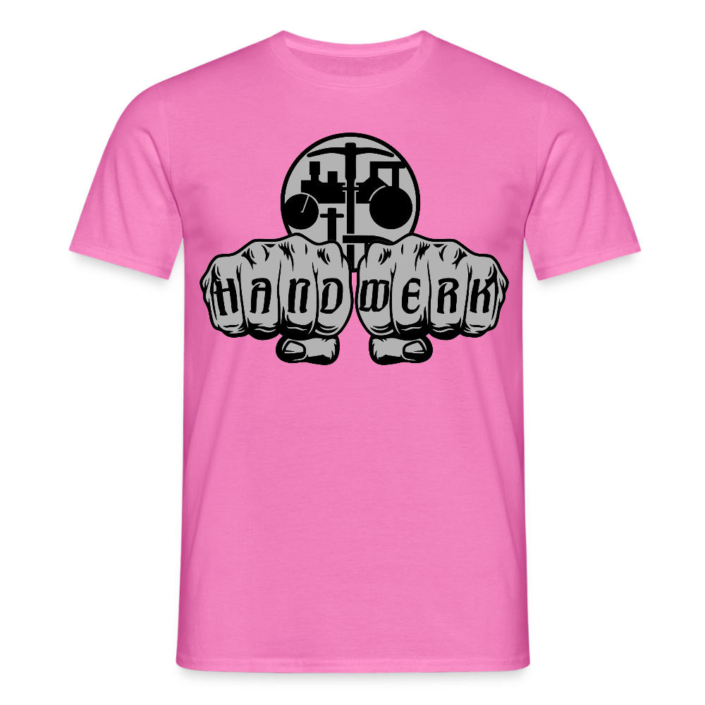 Unisex T-Shirt "Strassenbauer" Pink Männer T-Shirt