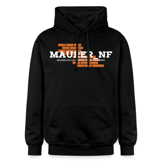 maurer_nf vorne Schwarz Gildan Unisex Softstyle® Midweight Hoodie