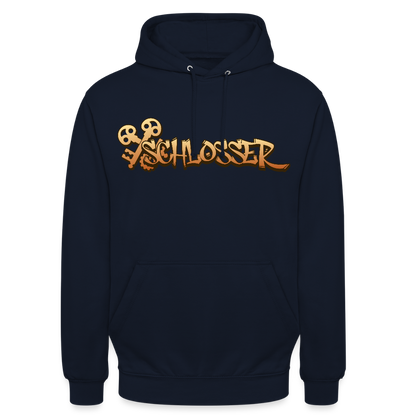 Unisex Hoodie "Schlosser" Navy Unisex Hoodie