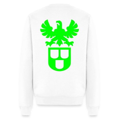 Unisex Premium Pullover "Lackierer" neongrün Weiß Männer Premium Pullover
