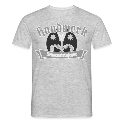 Unisex T-Shirt "Schornsteinfeger" Grau meliert Männer T-Shirt
