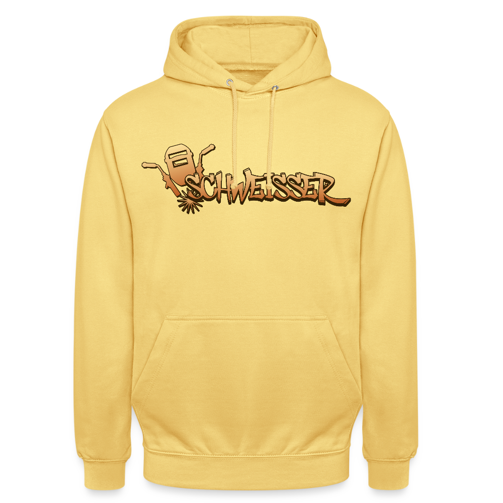 Unisex Hoodie "Schweisser" Zitronengelb Unisex Hoodie