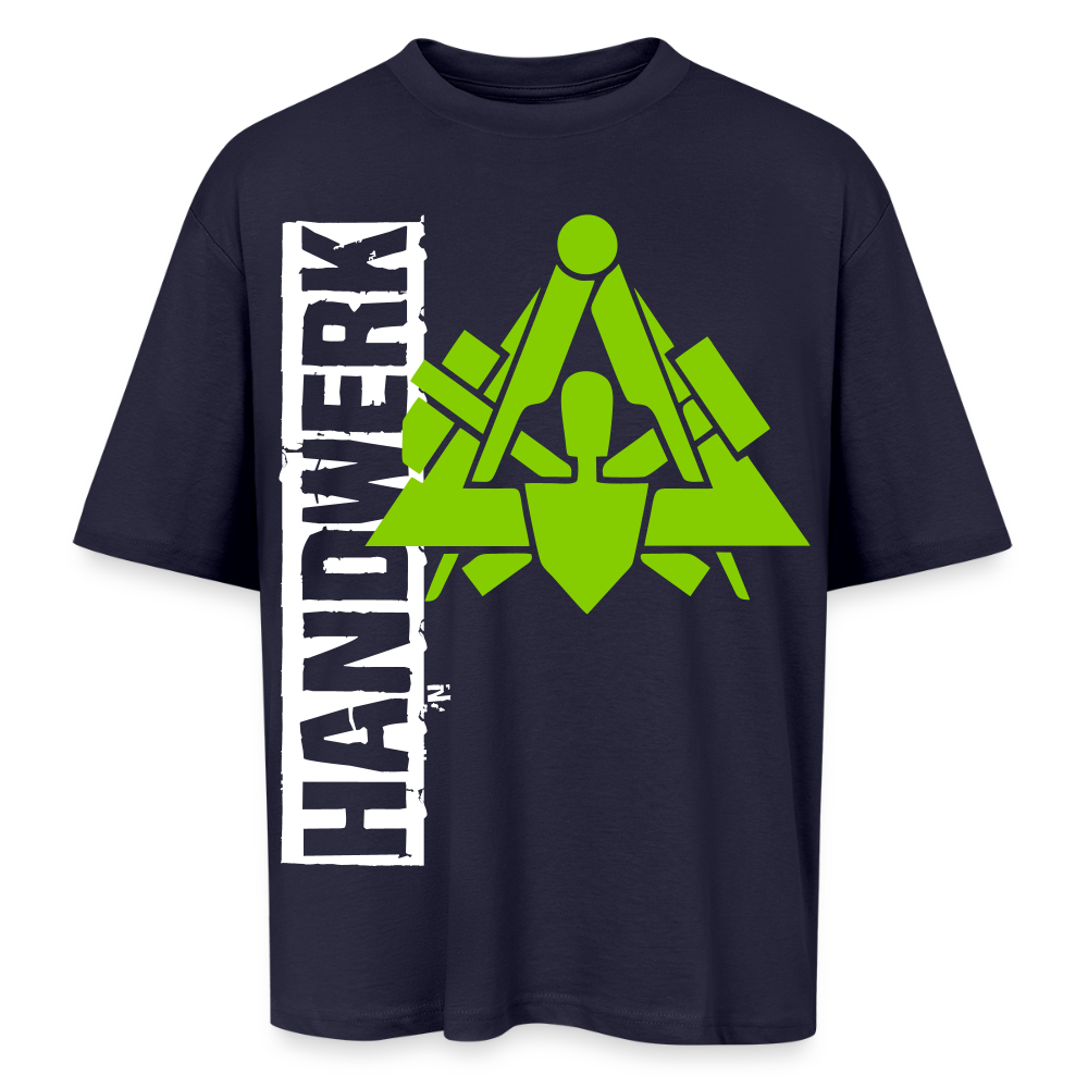 Oversized Unisex T-Shirt "Maurer" Navy Oversized Unisex T-Shirt