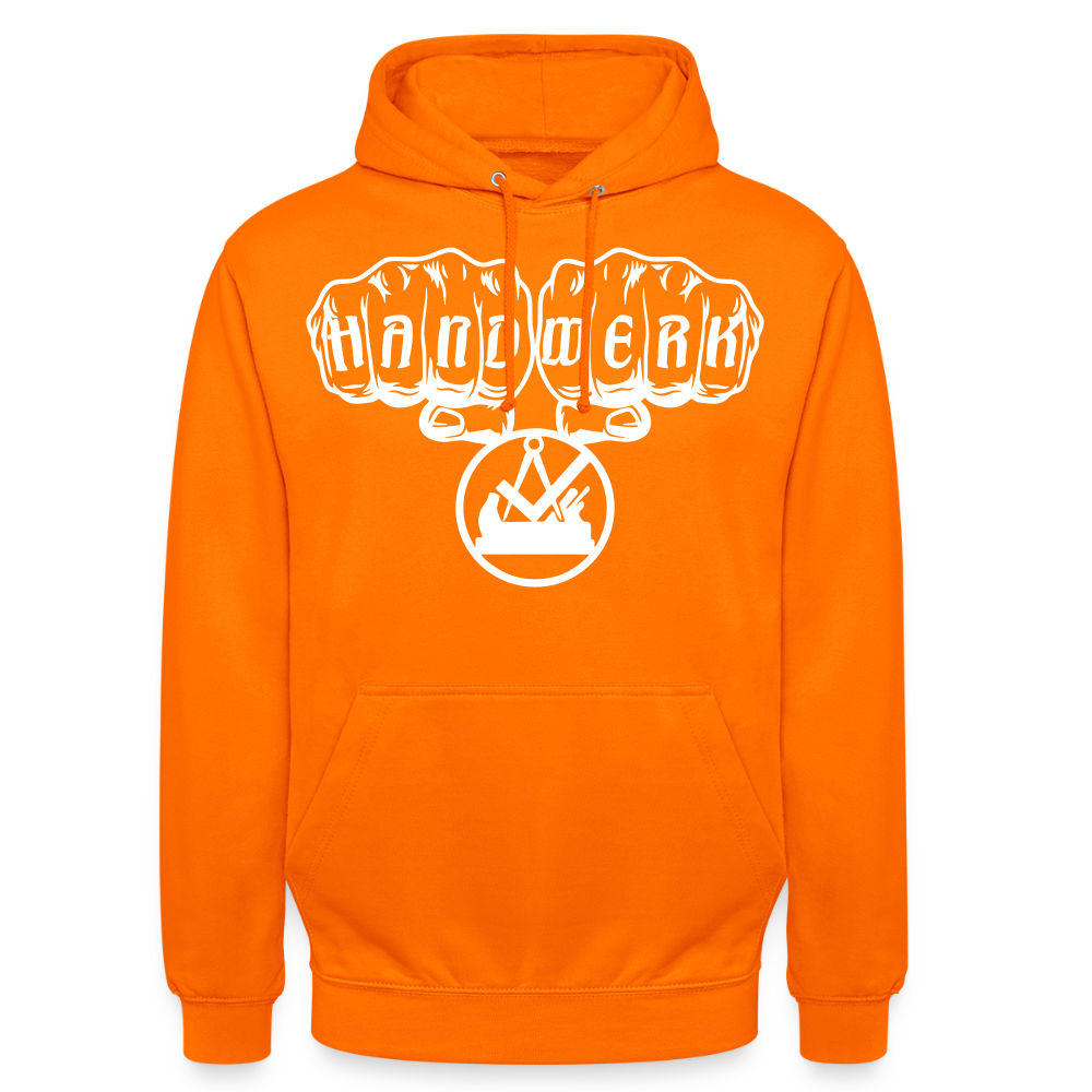 Unisex Hoodie "Schreiner/Tischler" Orange Unisex Hoodie