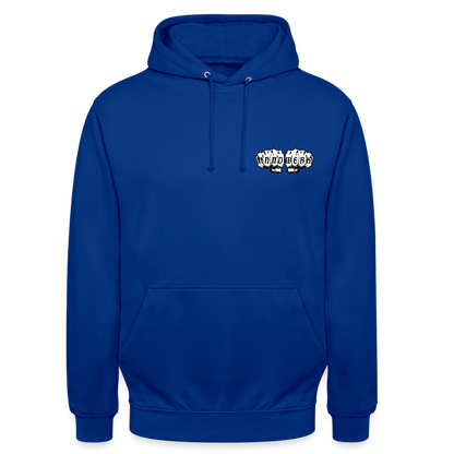 Unisex Hoodie "Heizungsbauer" (beidseitig bedruckt) - Royalblau
