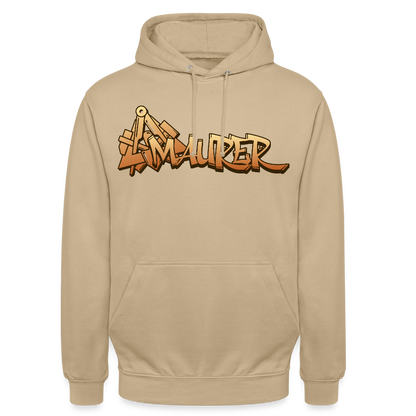Unisex Hoodie "Maurer" Beige Unisex Hoodie