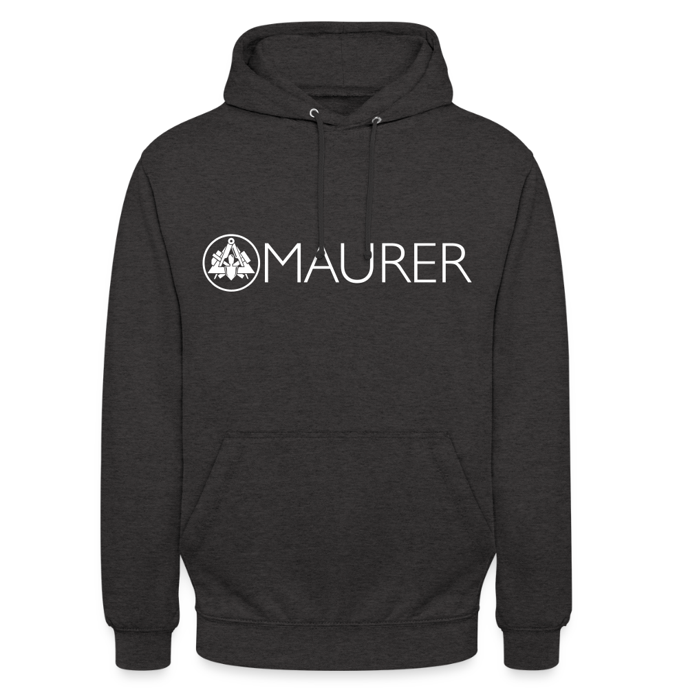 Unisex Hoodie "Maurer" Anthrazit Unisex Hoodie