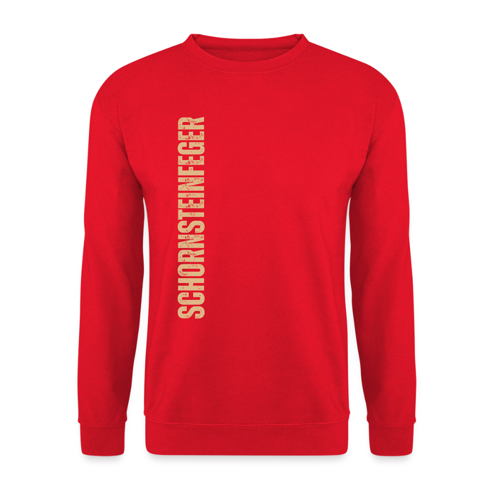 Unisex Pullover "Schornsteinfeger" Rot Unisex Pullover