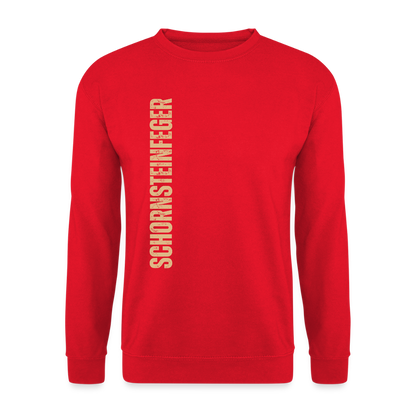 Unisex Pullover "Schornsteinfeger" Rot Unisex Pullover
