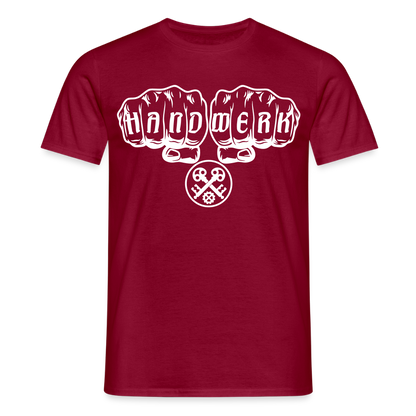 Unisex T-Shirt "Schlosser" Ziegelrot Männer T-Shirt