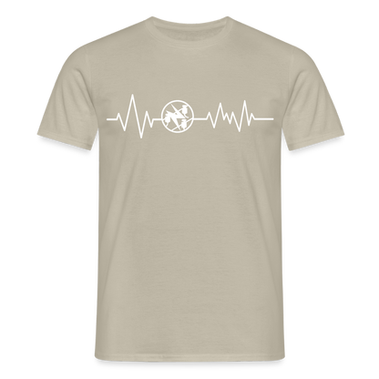 Unisex T-Shirt "Elektriker" Sandbeige Männer T-Shirt