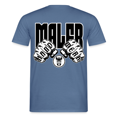 Unisex T-Shirt "Maler" Taubenblau Männer T-Shirt