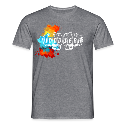 Unisex T-Shirt "Splash" Graphit meliert Männer T-Shirt