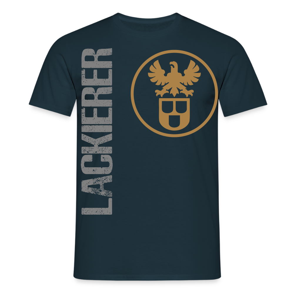 Unisex T-Shirt "Lackierer" Navy Männer T-Shirt