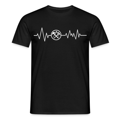 Unisex T-Shirt "Dachdecker" Schwarz Männer T-Shirt