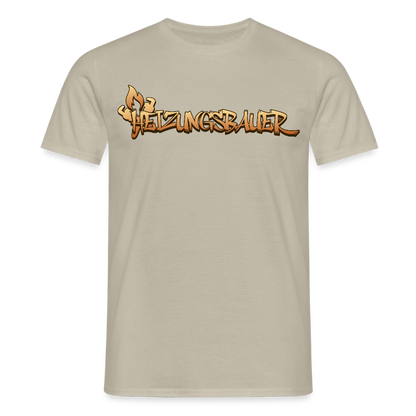 Unisex T-Shirt "Heizungsbauer" Sandbeige Männer T-Shirt