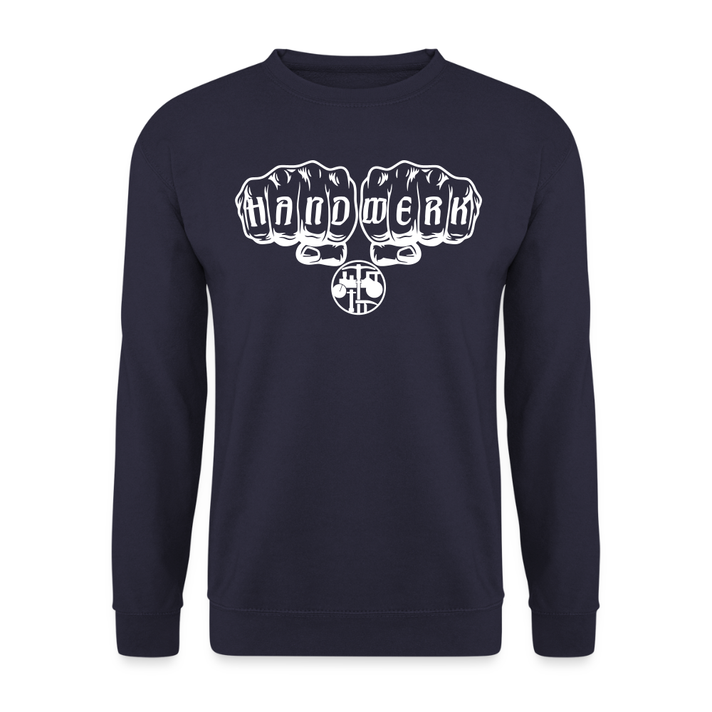 Unisex Pullover "Strassenbauer" Navy Unisex Pullover