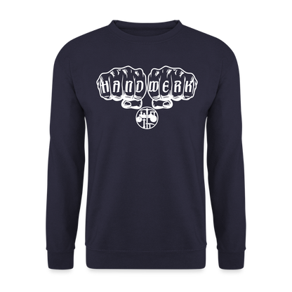 Unisex Pullover "Strassenbauer" Navy Unisex Pullover