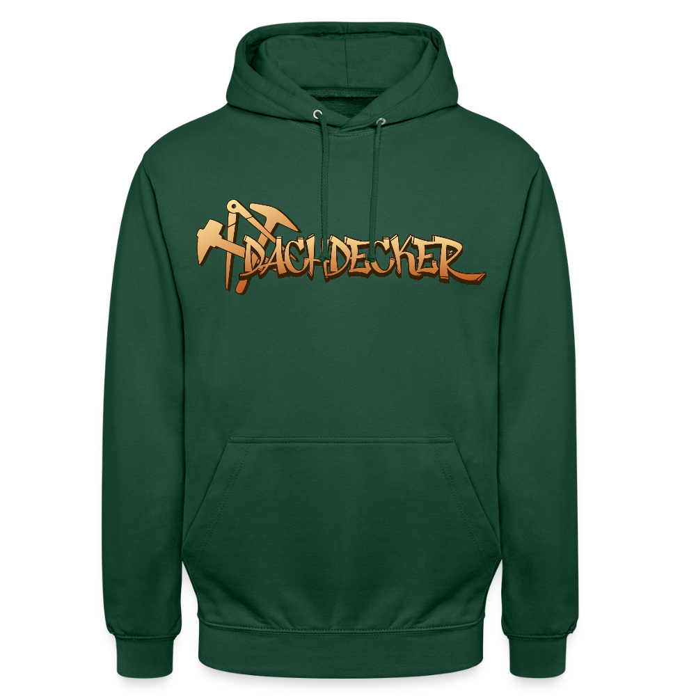 Unisex Hoodie "Dachdecker" Flaschengrün Unisex Hoodie