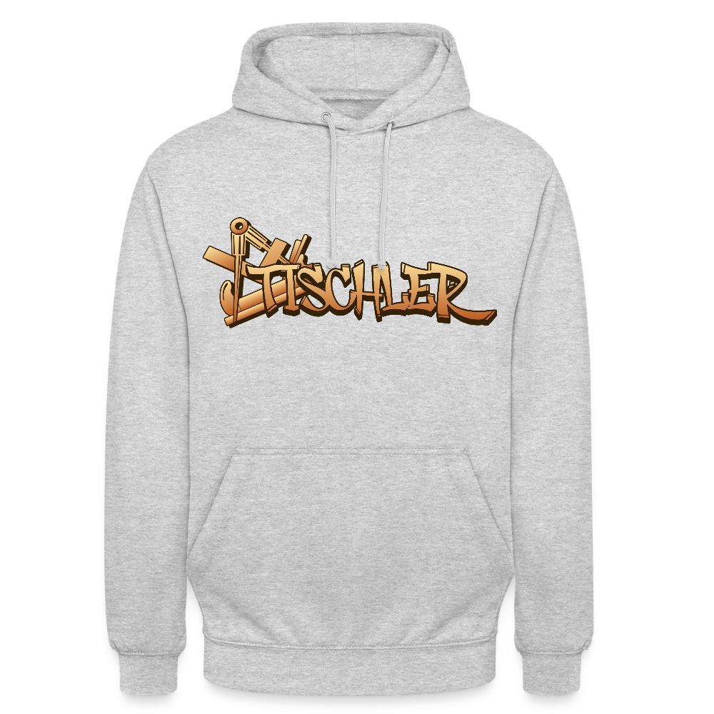 Unisex Hoodie "Tischler" Hellgrau meliert Unisex Hoodie