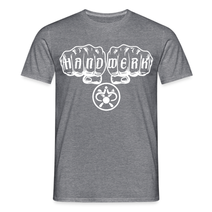 Unisex T-Shirt "Drechsler" Graphit meliert Männer T-Shirt