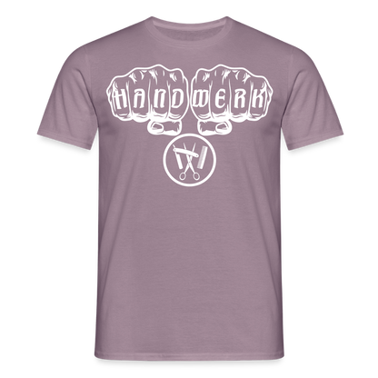 Unisex T-Shirt "Friseur" Lilagrau Männer T-Shirt