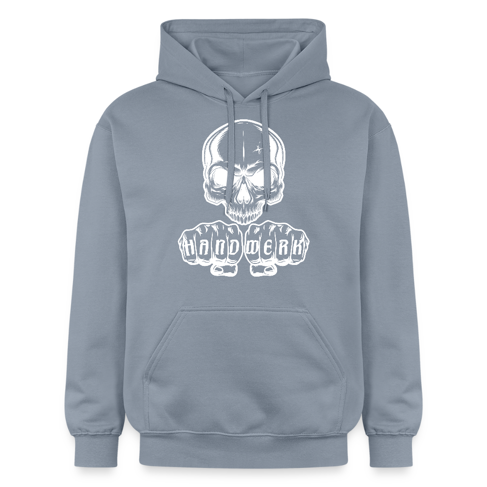 Gildan Unisex Softstyle® Skull-Handwerk Blau Gildan Unisex Softstyle® Midweight Hoodie