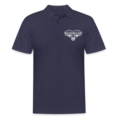 Männer Poloshirt "Strassenbauer" Navy Männer Poloshirt