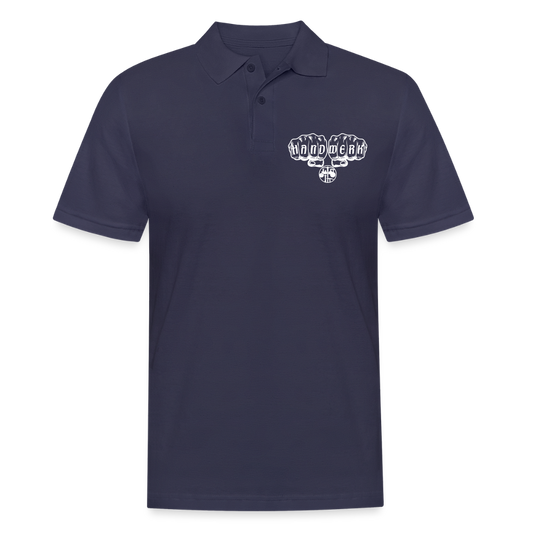 Männer Poloshirt "Strassenbauer" - Navy