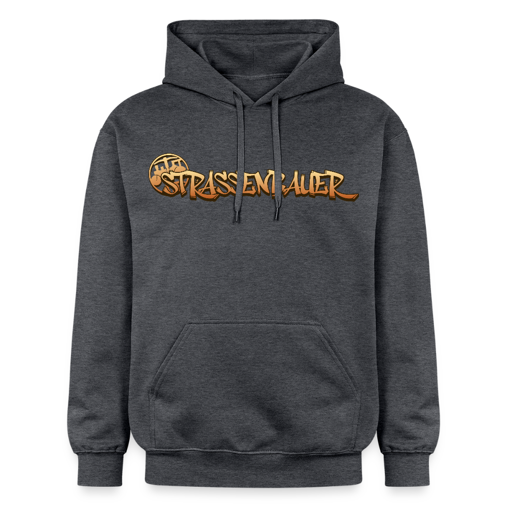 Gildan Unisex Softstyle® "Strassenbauer" Dunkelgrau meliert Gildan Unisex Softstyle® Midweight Hoodie