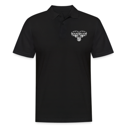 Männer Poloshirt "Mechaniker" Schwarz Männer Poloshirt