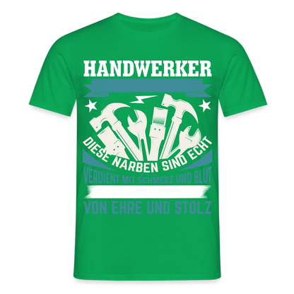 Unisex T-Shirt "Handwerker" Kelly Green Männer T-Shirt