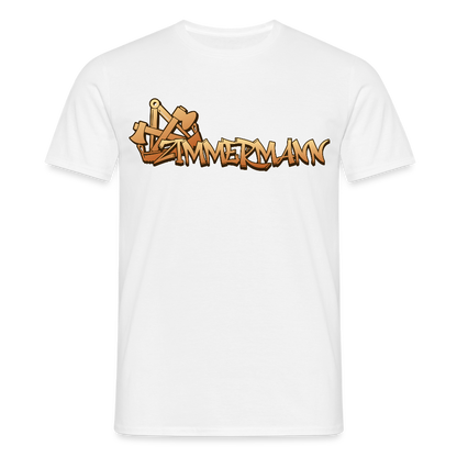 Unisex T-Shirt "Zimmermann" Weiß Männer T-Shirt