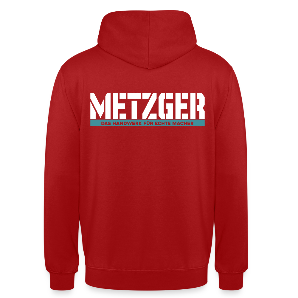 Unisex Hoodie HW-300 | MACHER "Metzger" Rot Unisex Hoodie {{ color }}