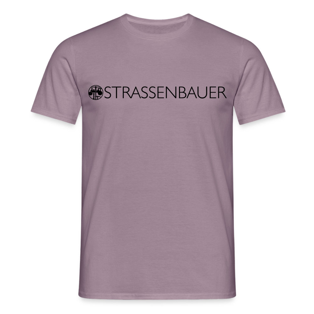 Unisex T-Shirt "Strassenbauer" Lilagrau Männer T-Shirt