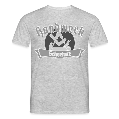 Unisex T-Shirt "Schreiner" Grau meliert Männer T-Shirt