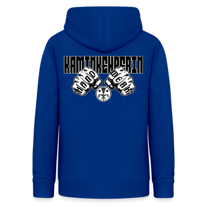 Frauen Hoodie "Kaminkehrerin" (beidseitig beruckt) Royalblau Frauen Hoodie