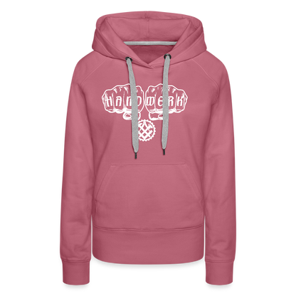 Frauen Premium Hoodie "Mechaniker" Malve Frauen Premium Hoodie