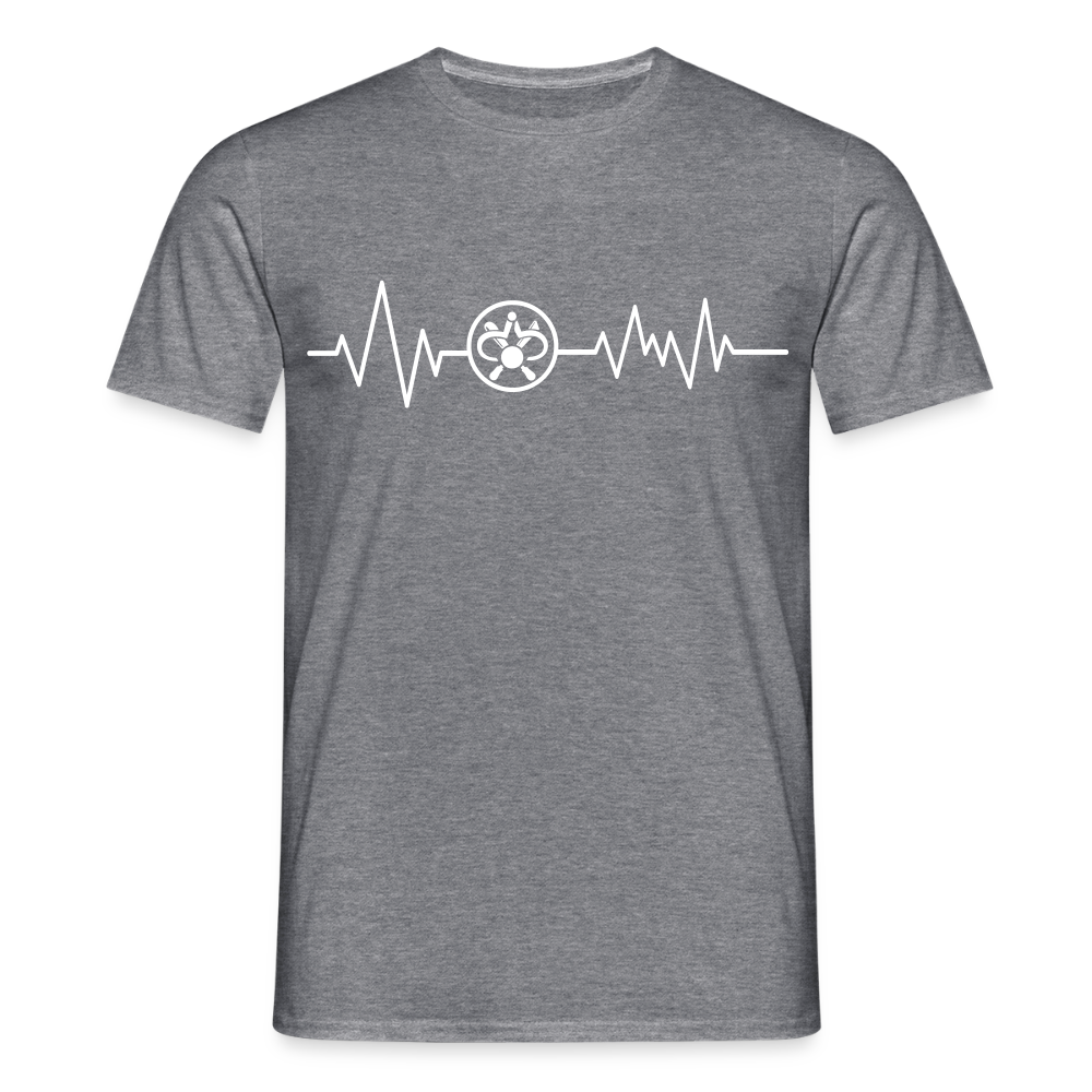 Unisex T-Shirt "Drechsler" Graphit meliert Männer T-Shirt