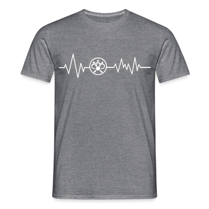 Unisex T-Shirt "Drechsler" Graphit meliert Männer T-Shirt