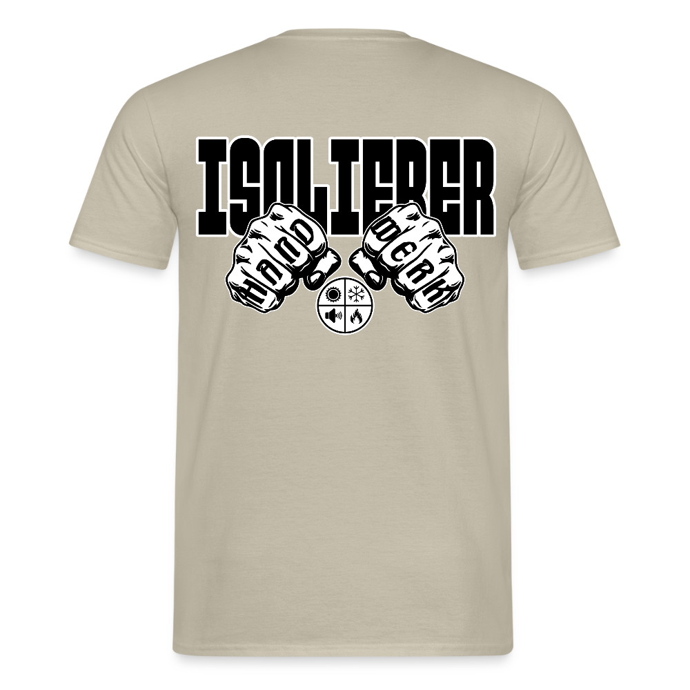 Unisex T-Shirt "Isolierer" Sandbeige Männer T-Shirt